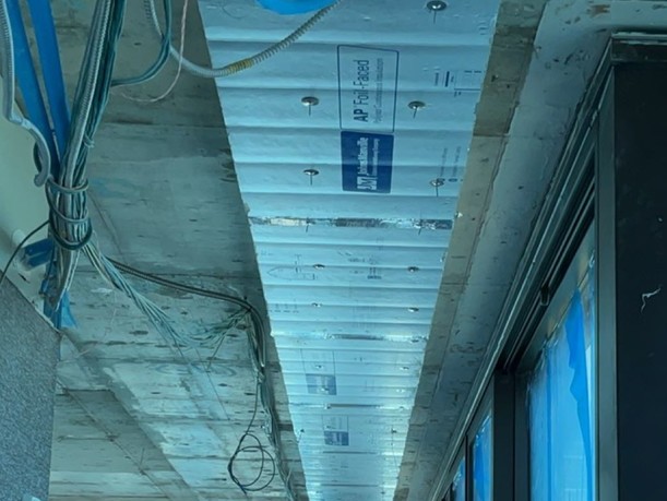 Rigid foam board insulation